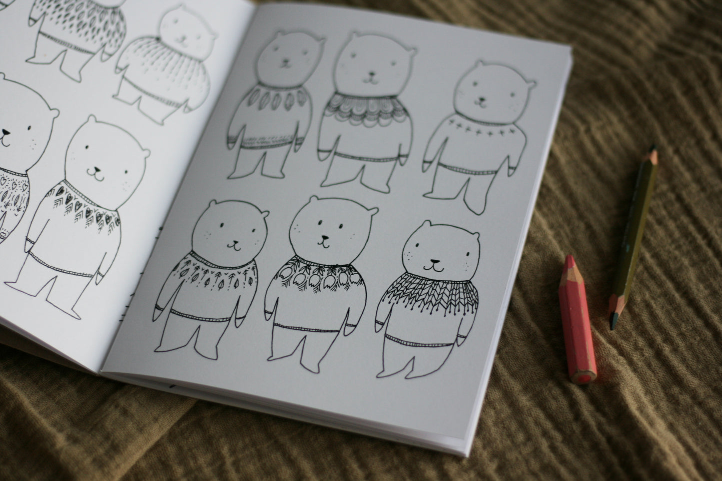 En liten fargeleggingsbok (A5)