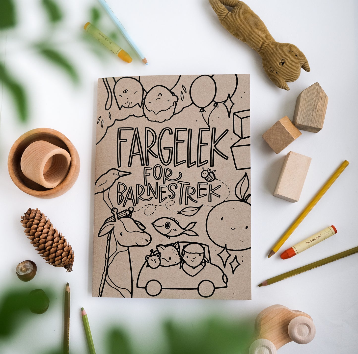 Fargelek for barnestrek