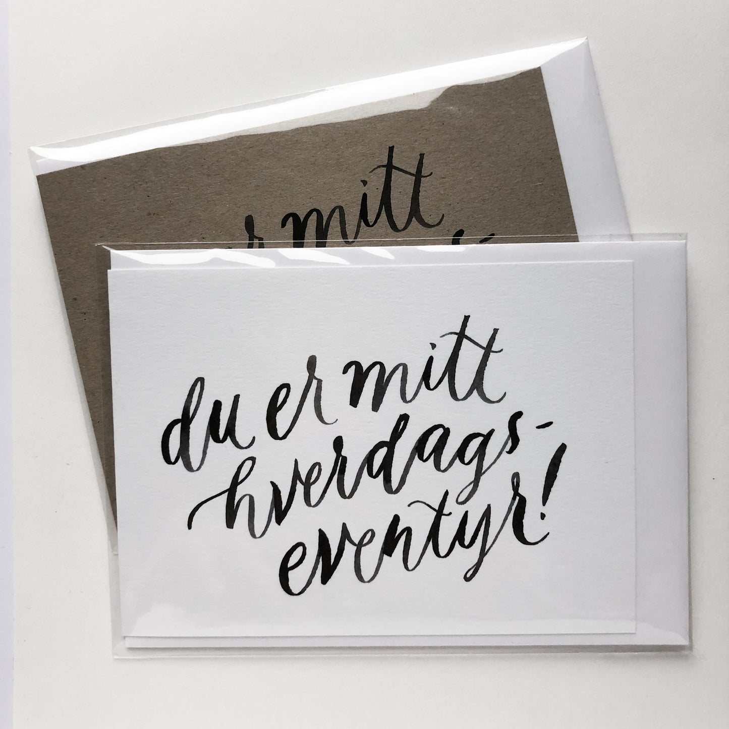 'Du er mitt hverdagseventyr', kort
